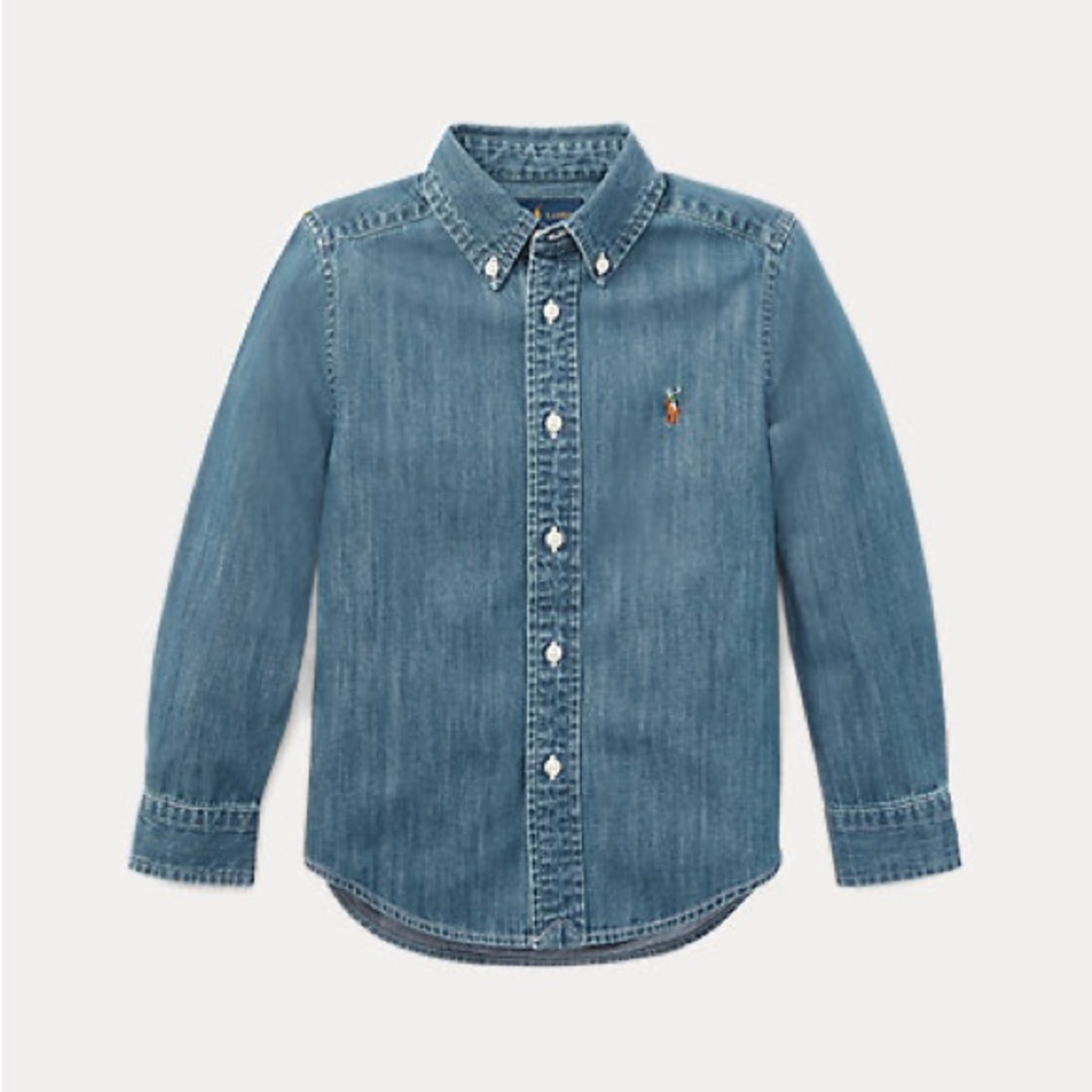 Polo by Ralph Lauren Cotton Denim Shirt | 2T